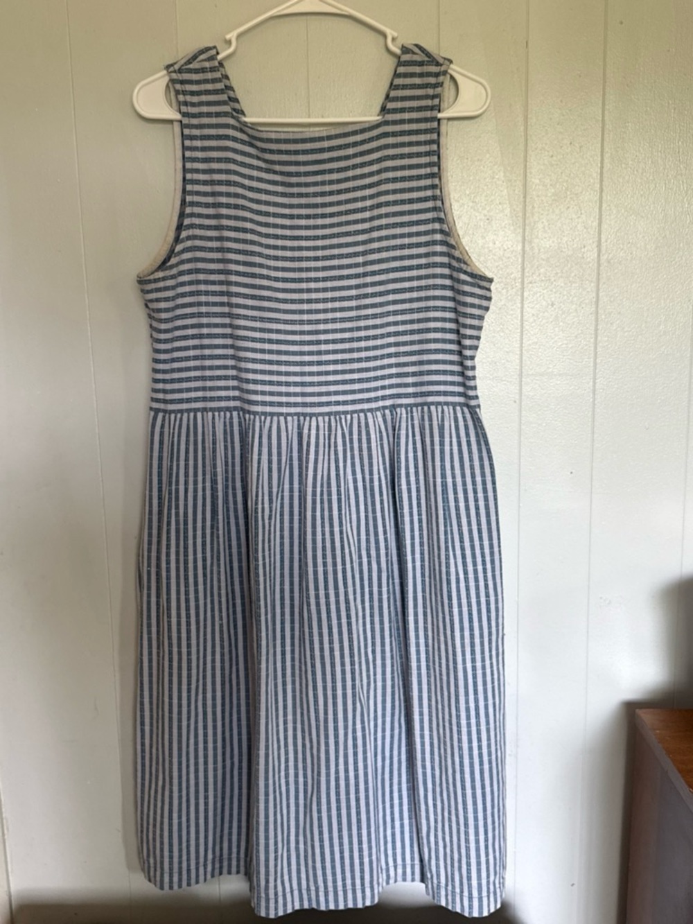 Ace & Jig Blue and White Striped Midi Sundress - Picture 3 of 4